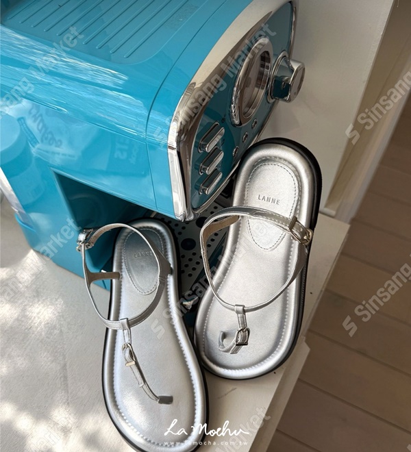 軟底細扣帶夾腳拖鞋(正常版)